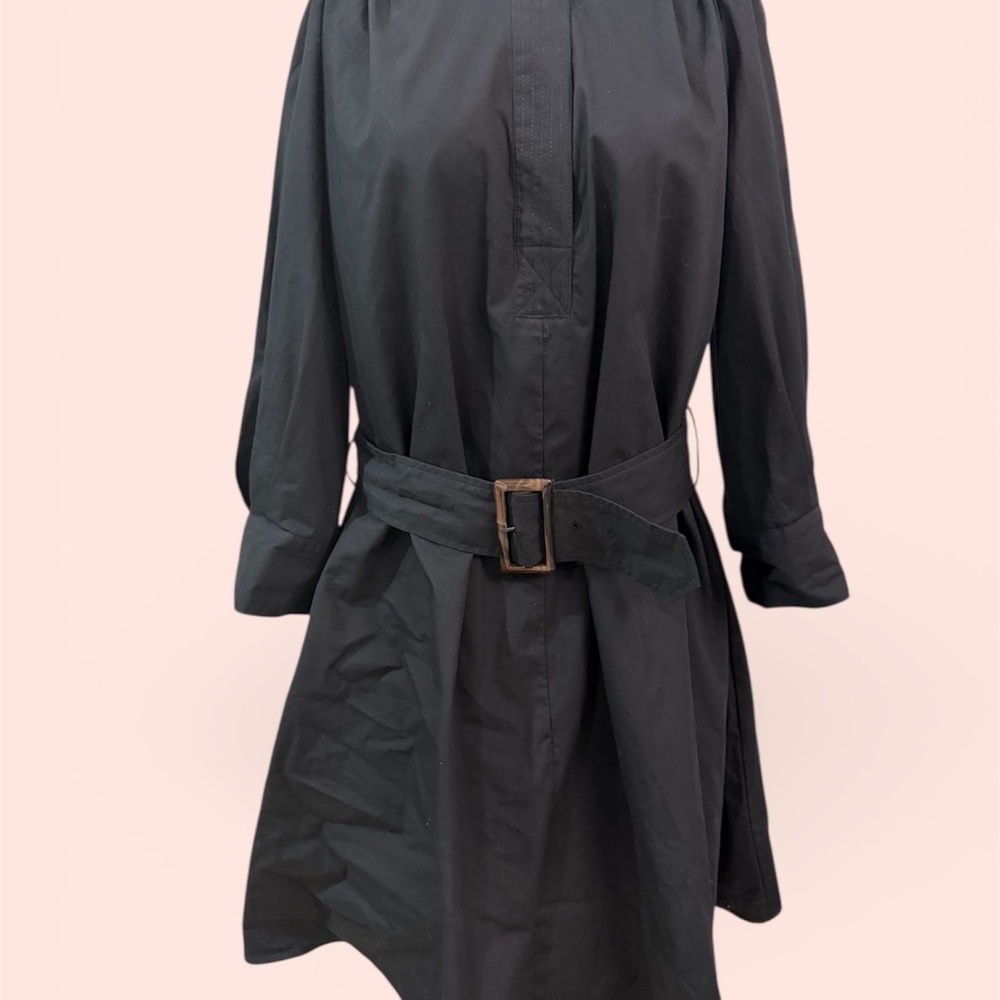 Banana Republic Elegant Black Belted Dress